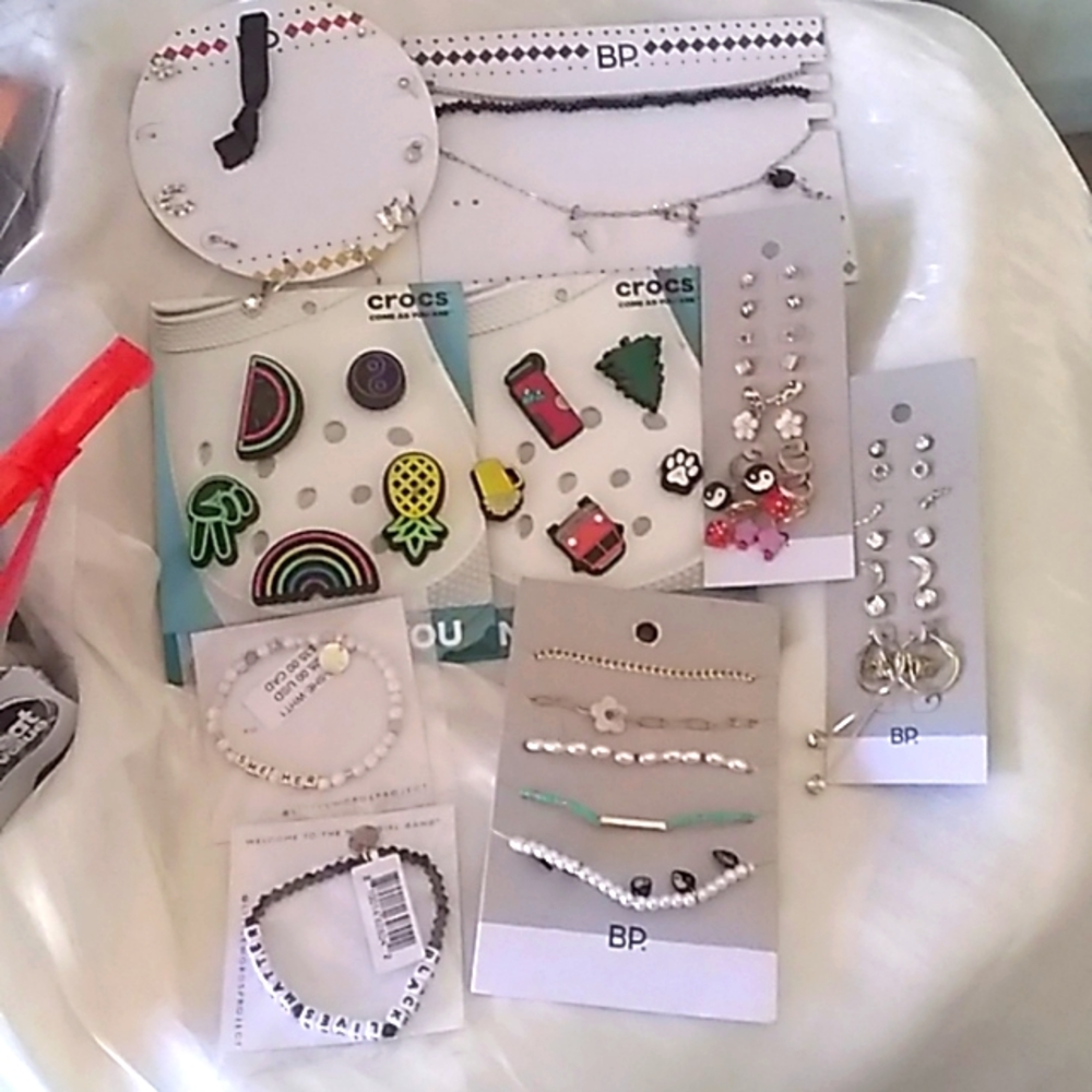 Jewelry & Crocs Bundle
